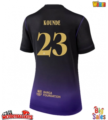Barcelona Jules Kounde #23 Replica Away Stadium Shirt for Women 2026-27 Short Sleeve